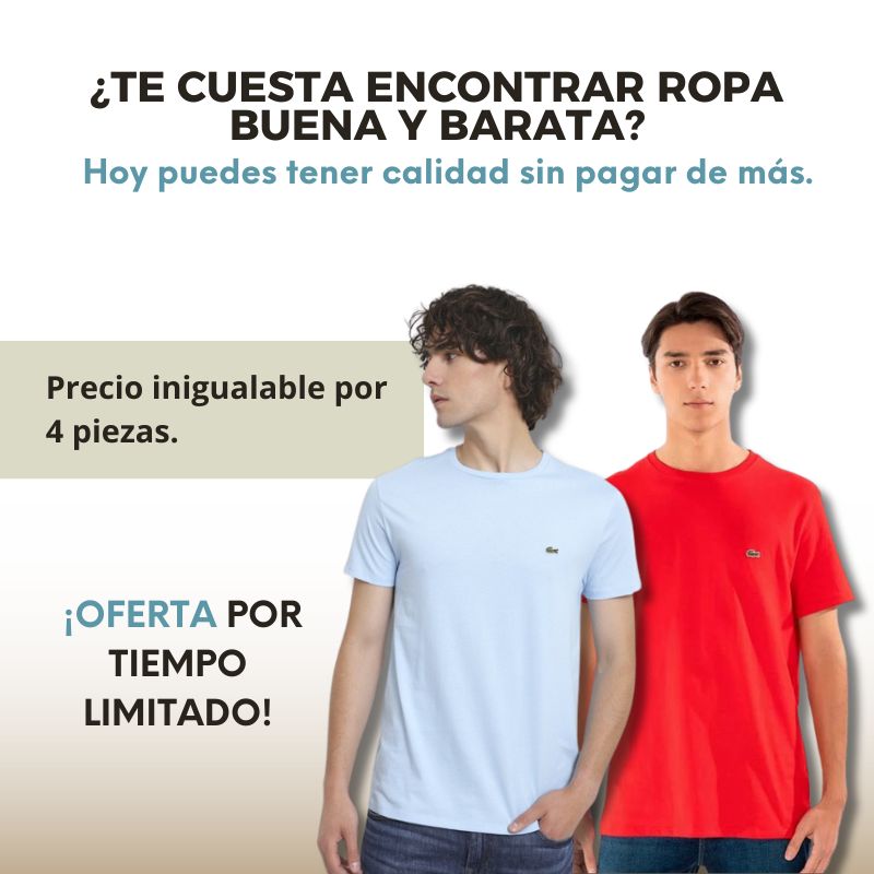COMBO: X4 Camisas Bordadas