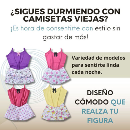 6 Pijamas en Piel de Durazno