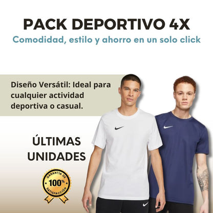 COMBO: X4 Camisas Deportivas